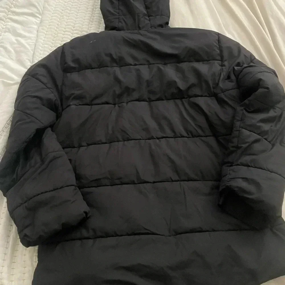** Amazon essentials ** heavy winter jacket snow Puffer Jacket Hood xxl 14-16